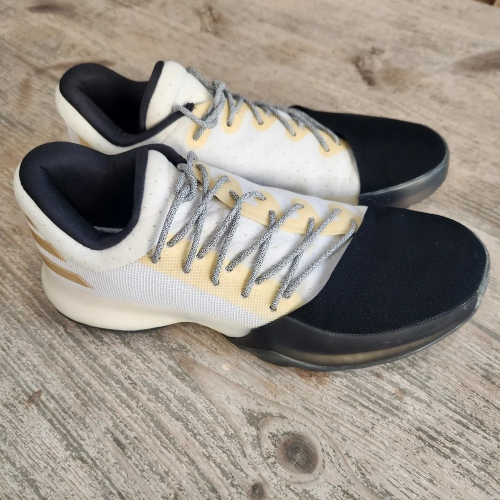 Adidas Harden Vol. 1 Disruptor 2017 -Black/White BW0552 ,Mens 9.5